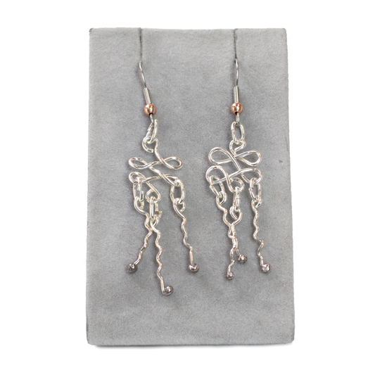 Spiral Icicle Earrings