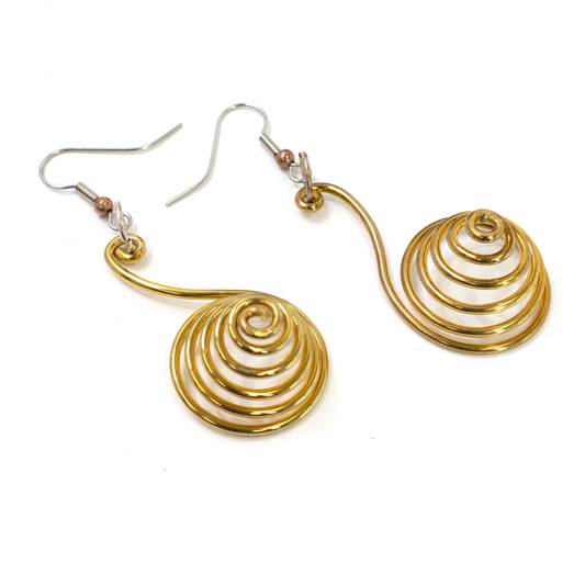 Spiral Cone Earrings
