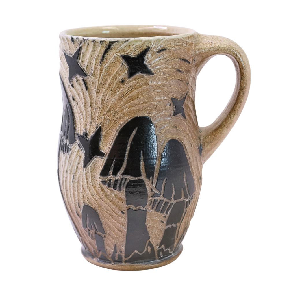 Mushroom Mug (Blk/Nat)