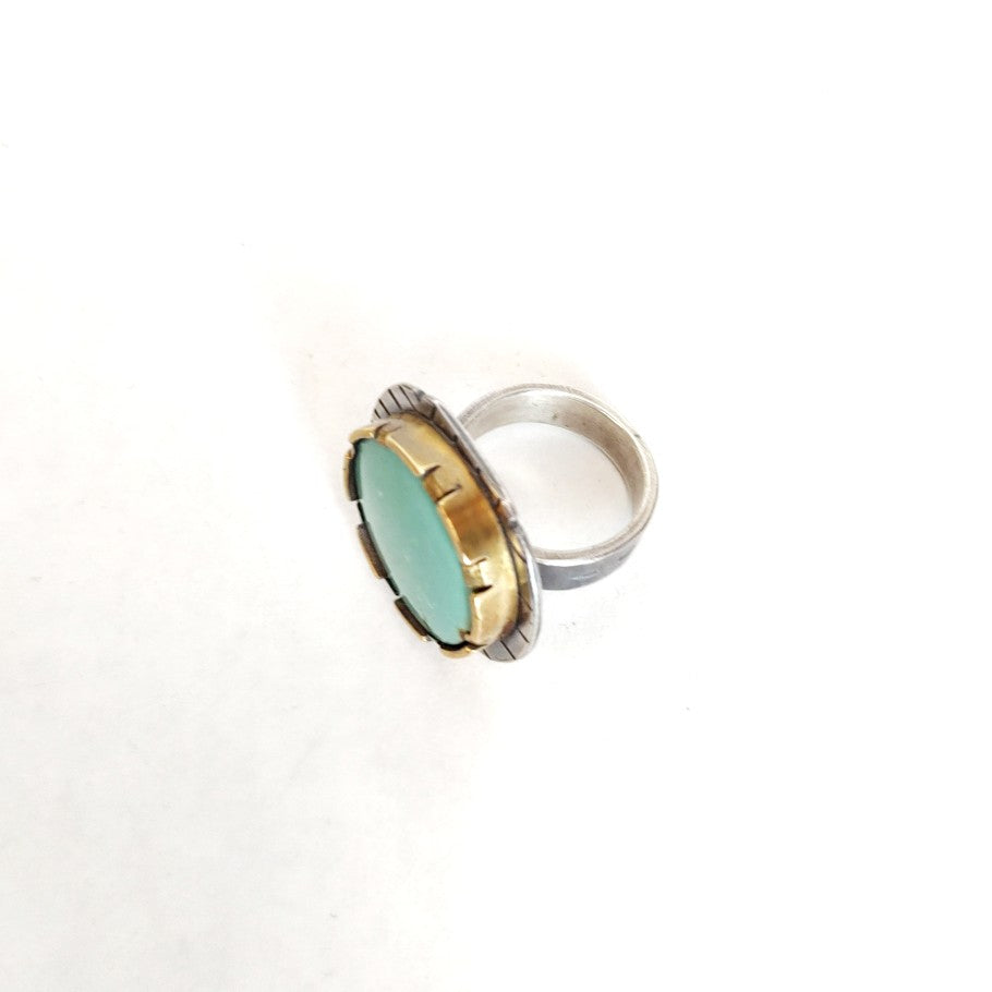 "Turquoise Tech" Ring