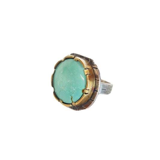 "Turquoise Tech" Ring