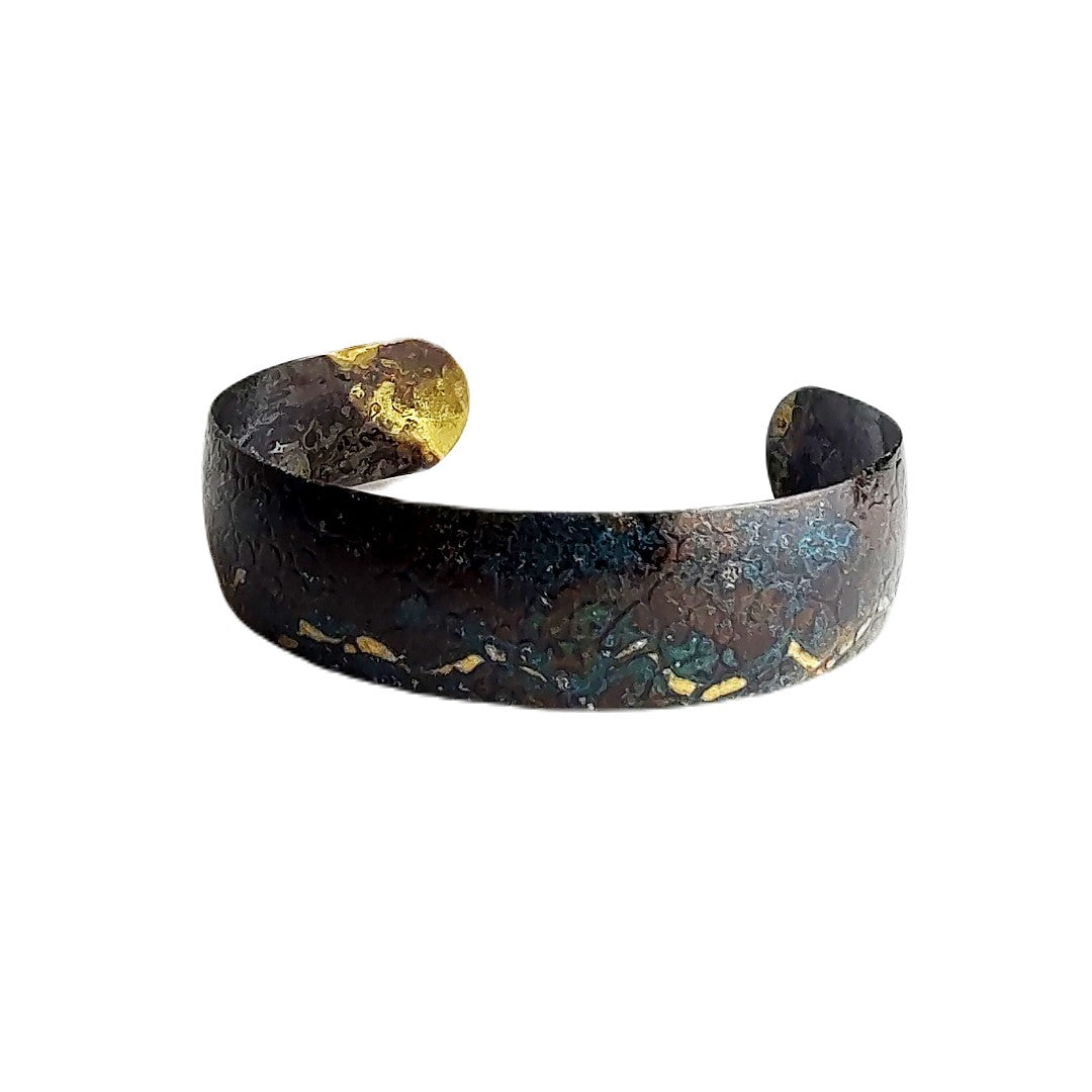 Masked Brass Domed Cuff