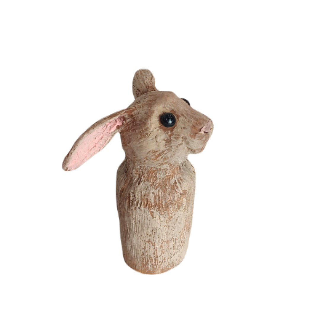 Brown Rabbit Bust