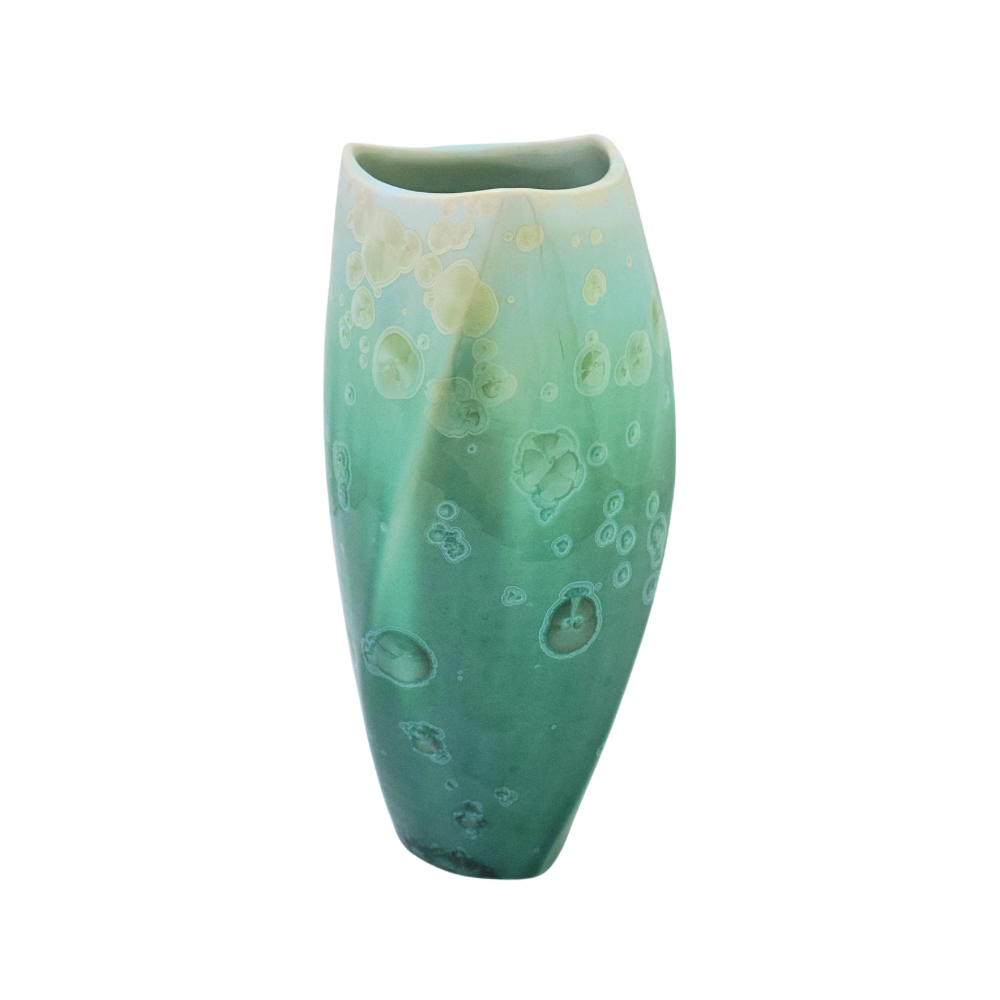 Emerald Triangle Vase