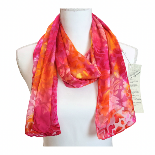 #5 Hot Bold Reds Scarf