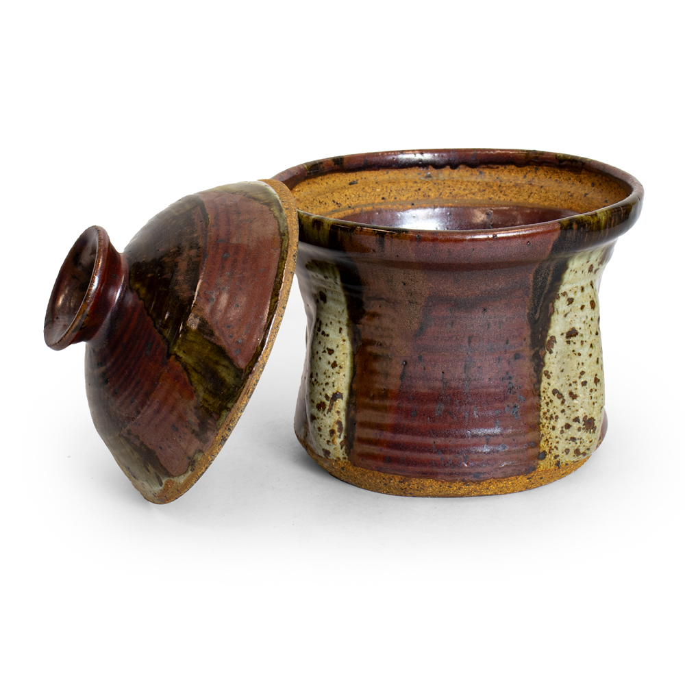 Brown Covered Jar