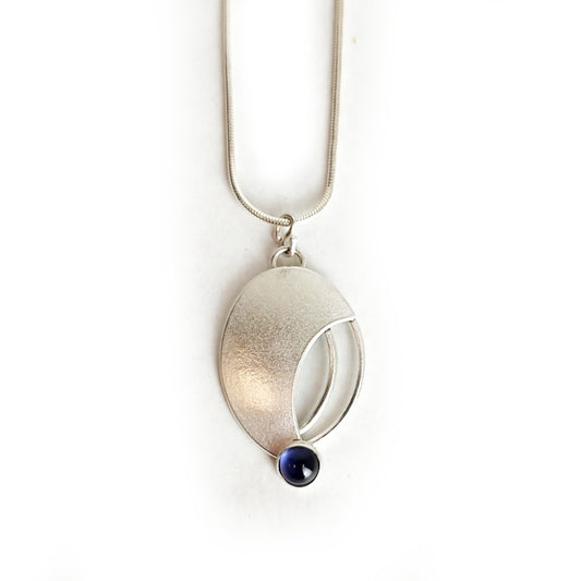 Iolite Swirl Necklace