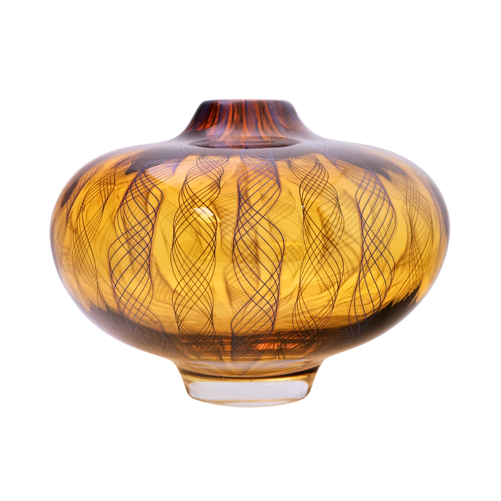 Orb Vessel - Amber/Blu