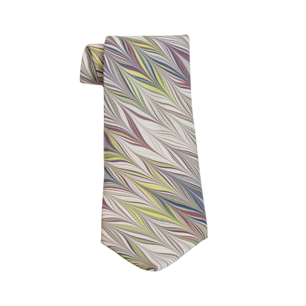 Hand Marbled Silk Ties