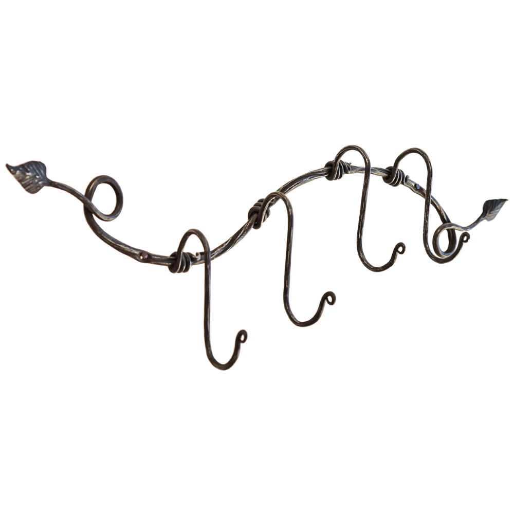 Vine Coat Rack w/ 4 Hooks