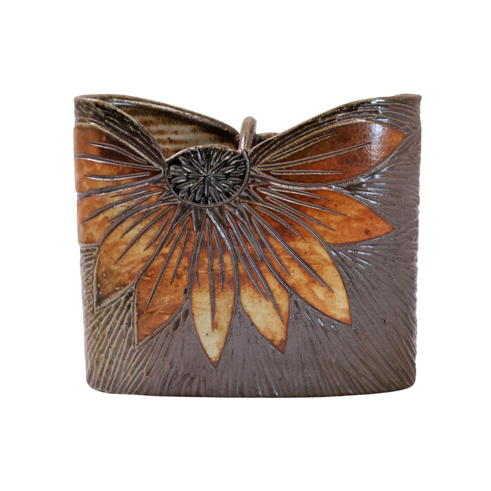 Flower Design Utensil Holder