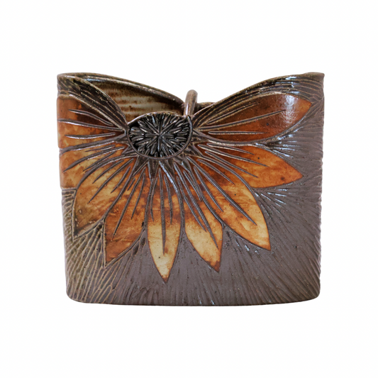 Flower Design Utensil Holder