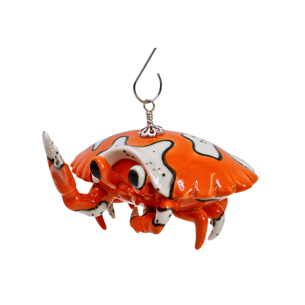 Clown Crab Ornament