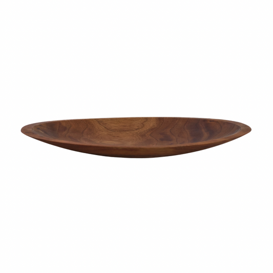 Small Oval Walnut Bowl