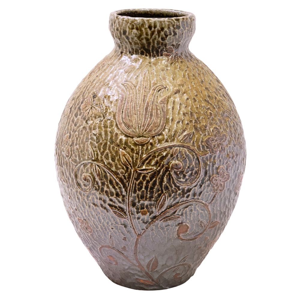 Brown Etched Vessel
