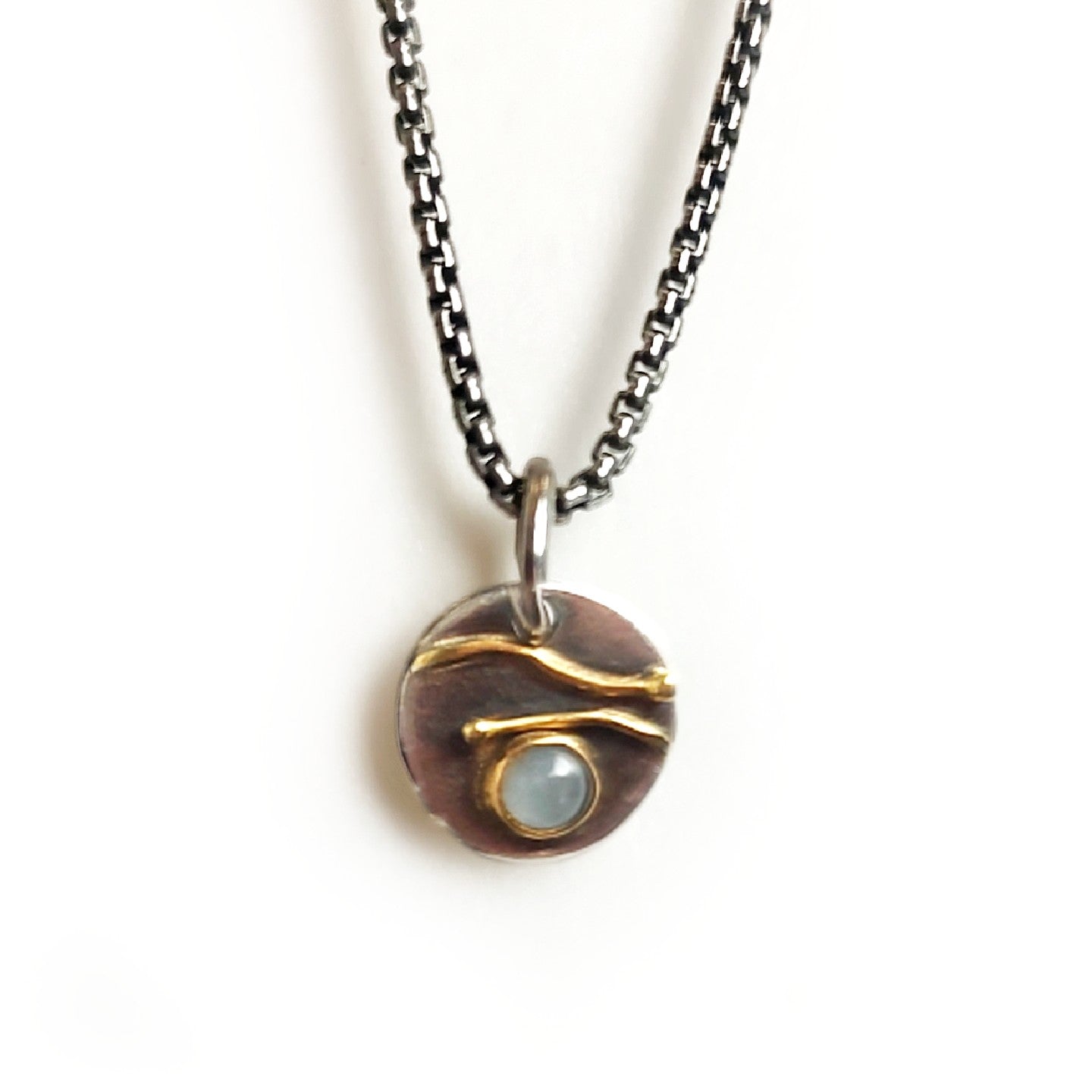 Wave Charm Necklace