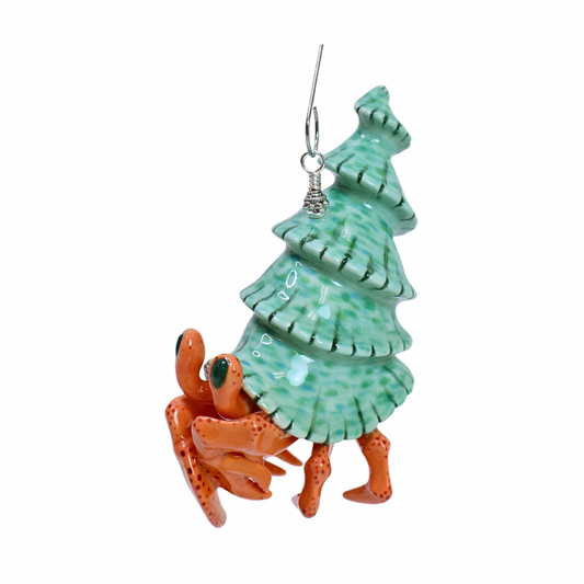 Hermit Crab Ornament Green