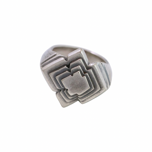 Ziggurat Design Ring