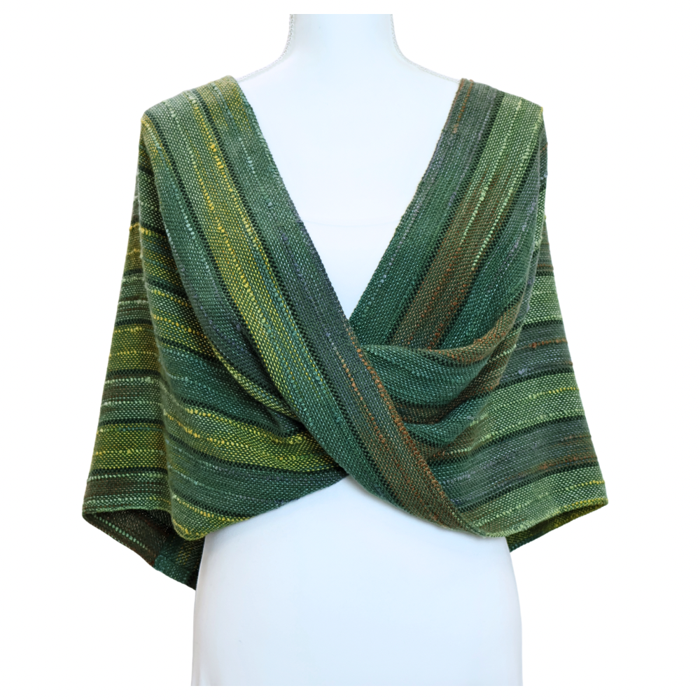Green Twist Shawl