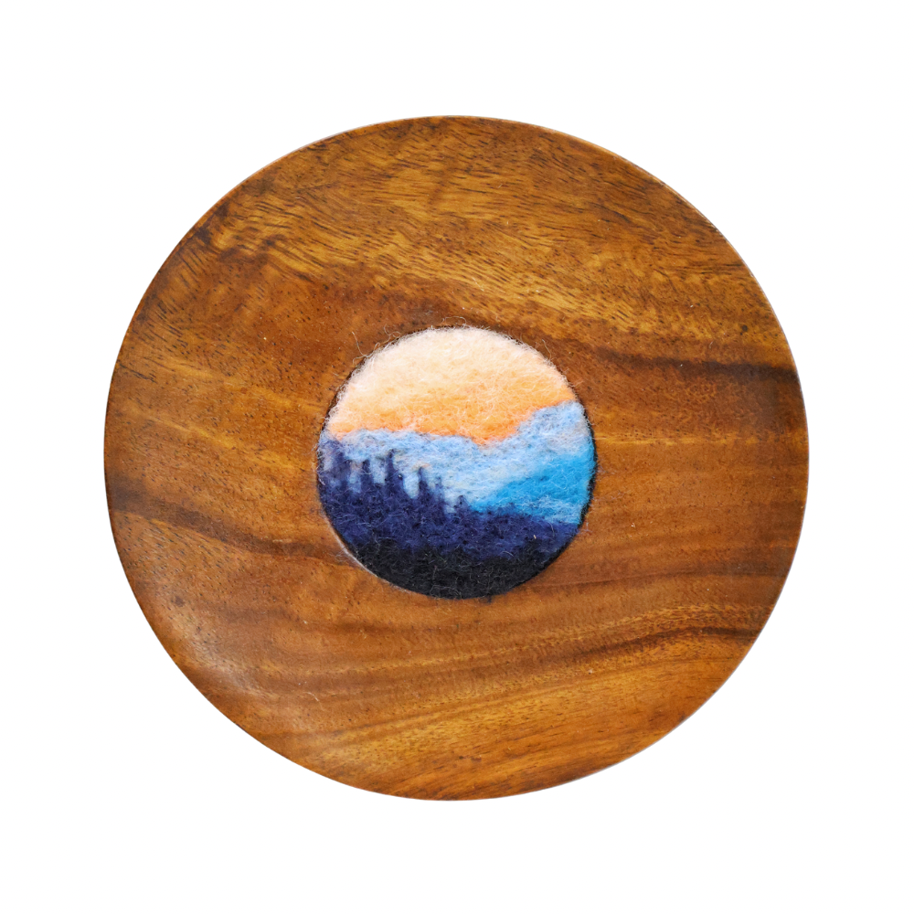 Mountain Sunset in Saucer