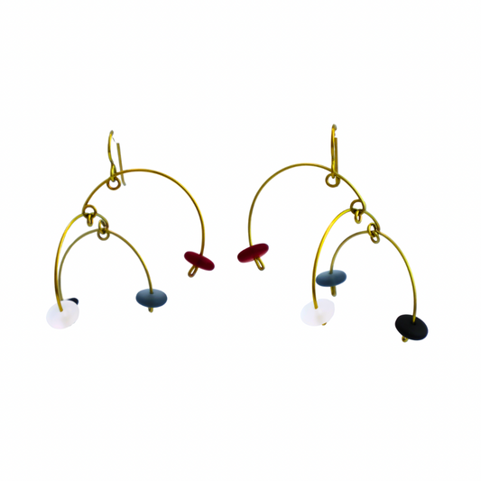 708 Mob.Ear. Gld/Blk/Wht/Red
