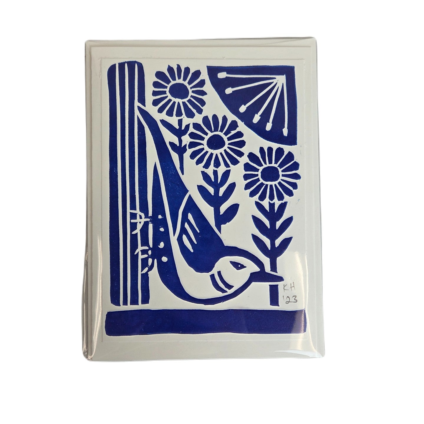 5x7 Block Printed Card