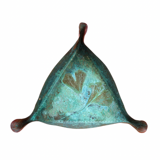 Patina Ginkgo Triangle Tray #2