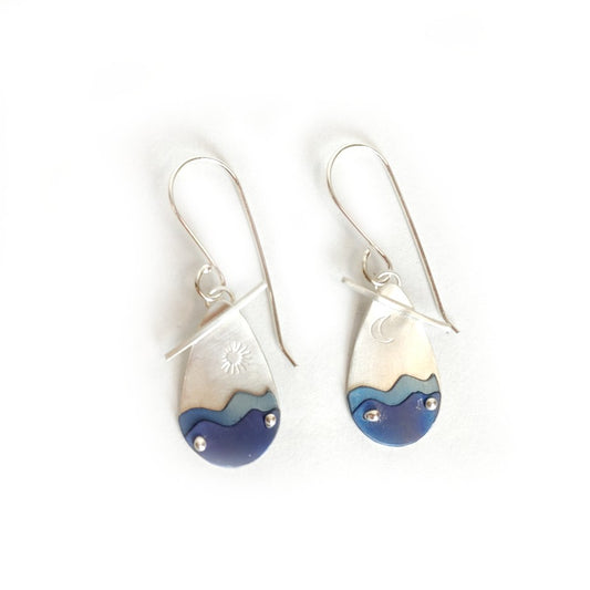"Summer Day in the Blue Ridge Mountains" Earrings