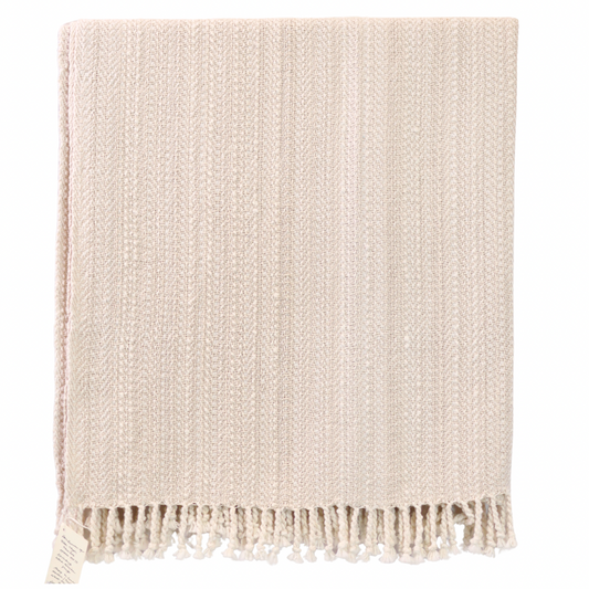 Handwoven Throw - Natural
