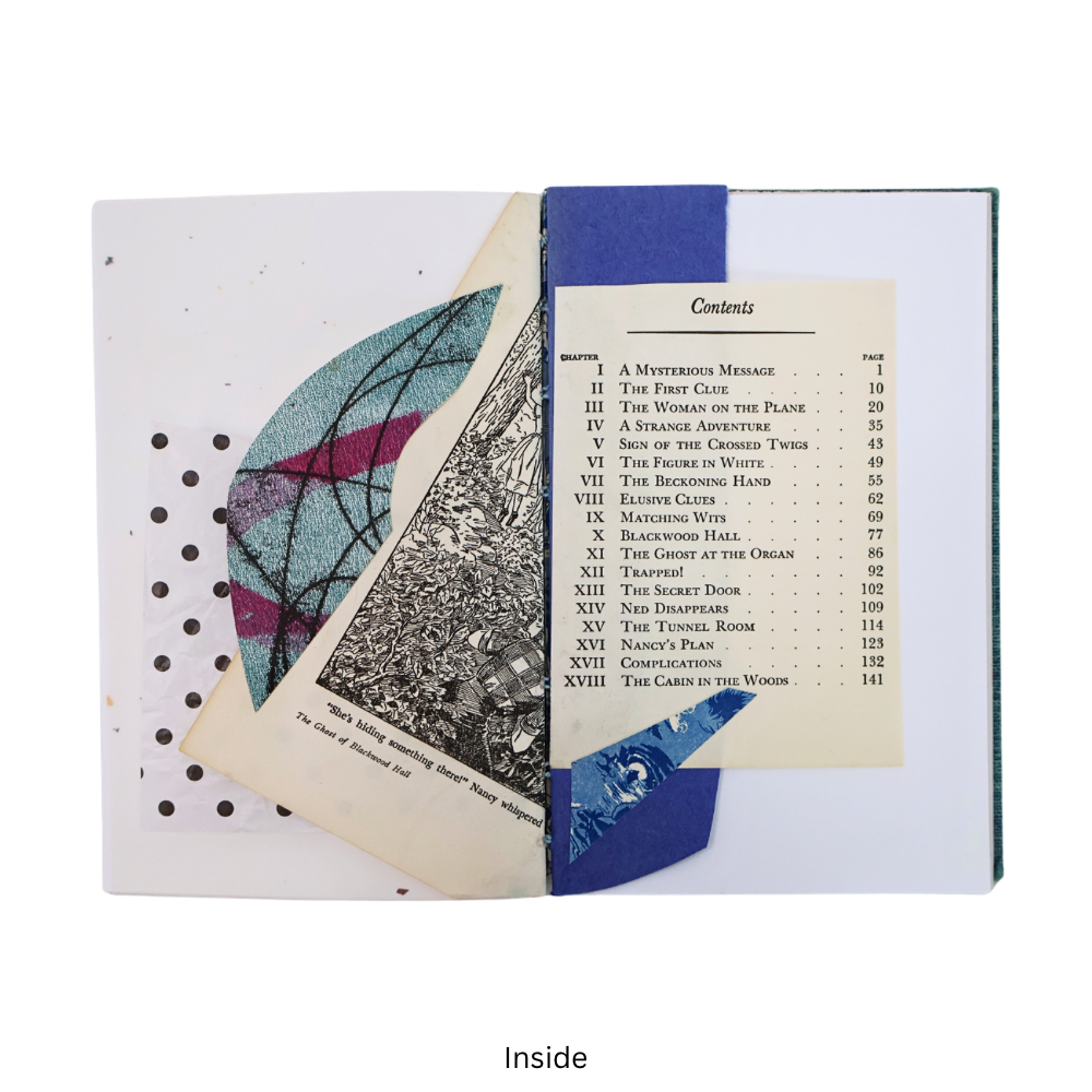 Recycled Book Journal - Nancy Drew