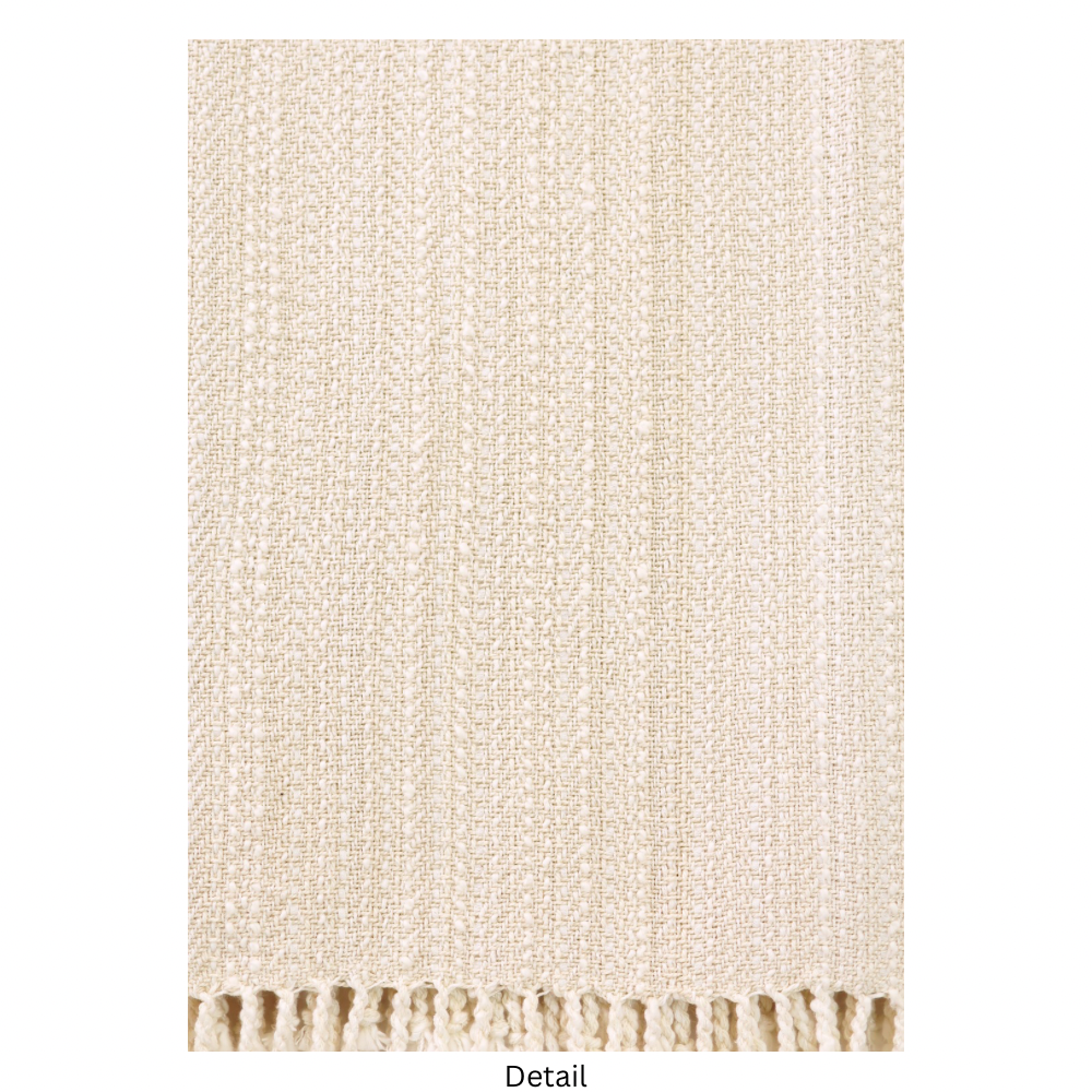 Handwoven Throw - Natural