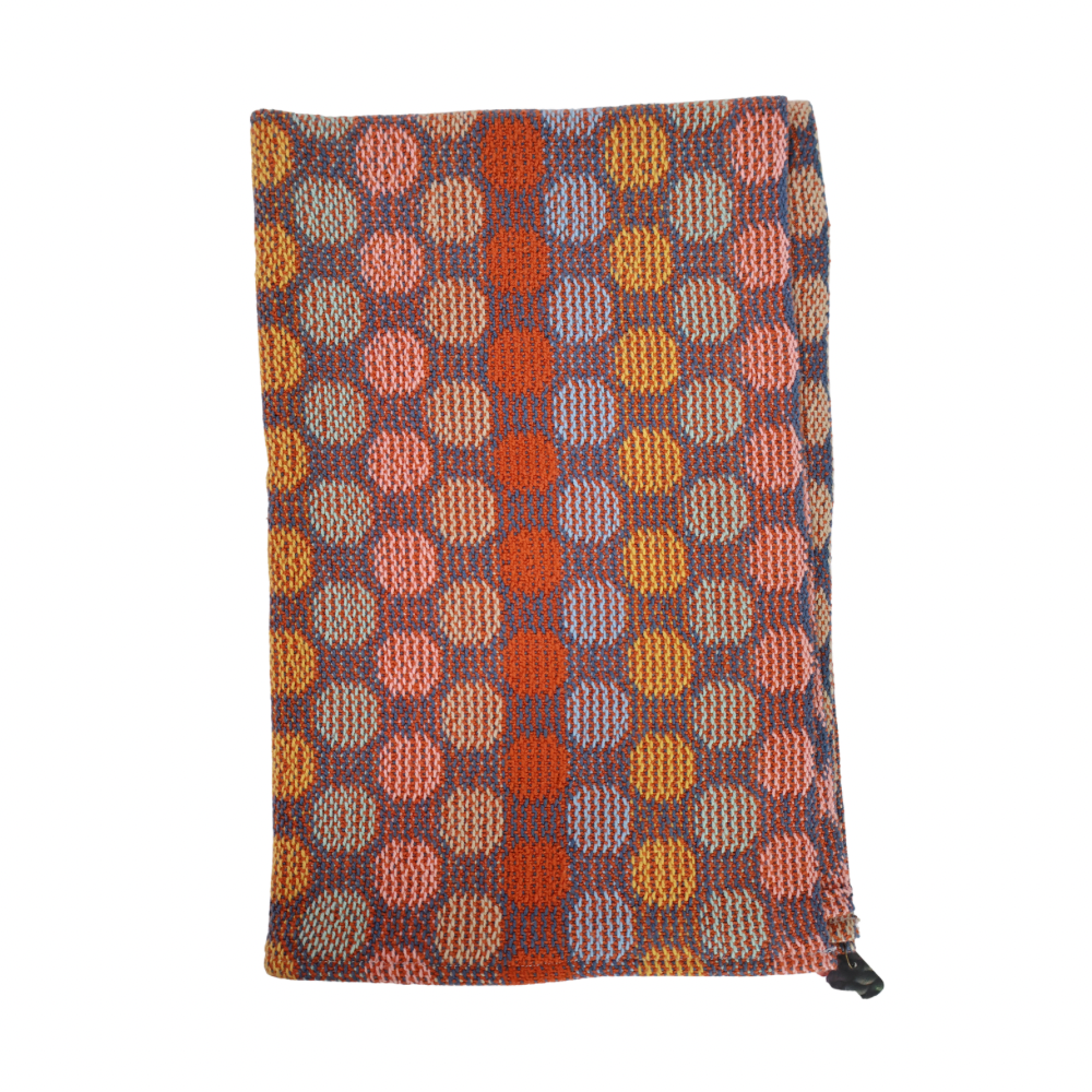 Handwoven Kitchen Towels - Red/Polka Dot