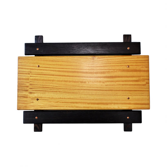 Tray. Satinwood/Wenge