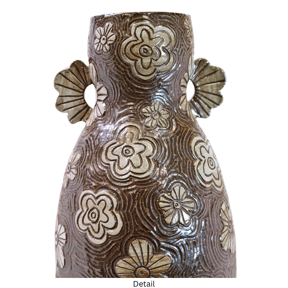 Tall Vessel w/ Flowers