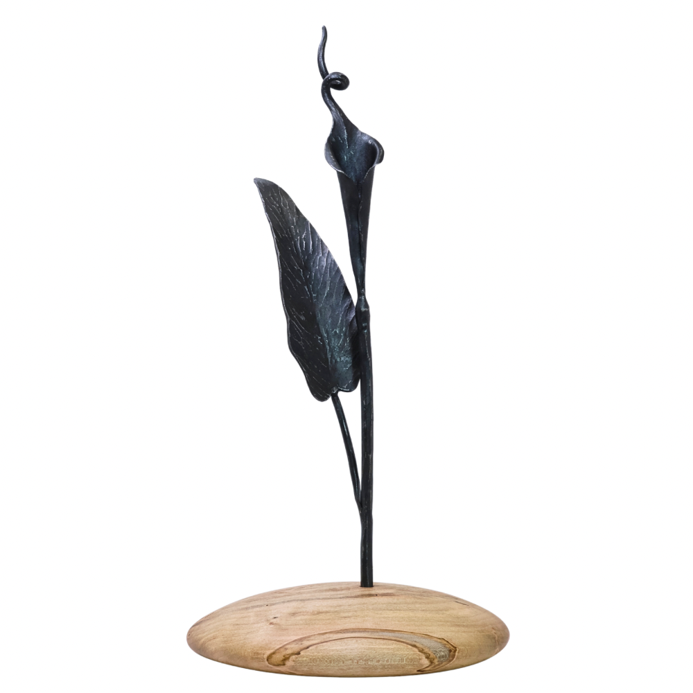 Iron Cala Lily on Ambrosia Maple