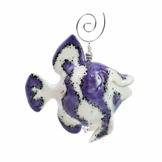 Angel Fish Purple & White