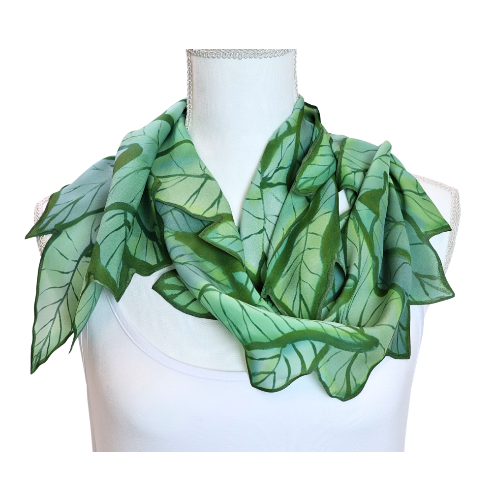 "Leafiest". Cling Scarf
