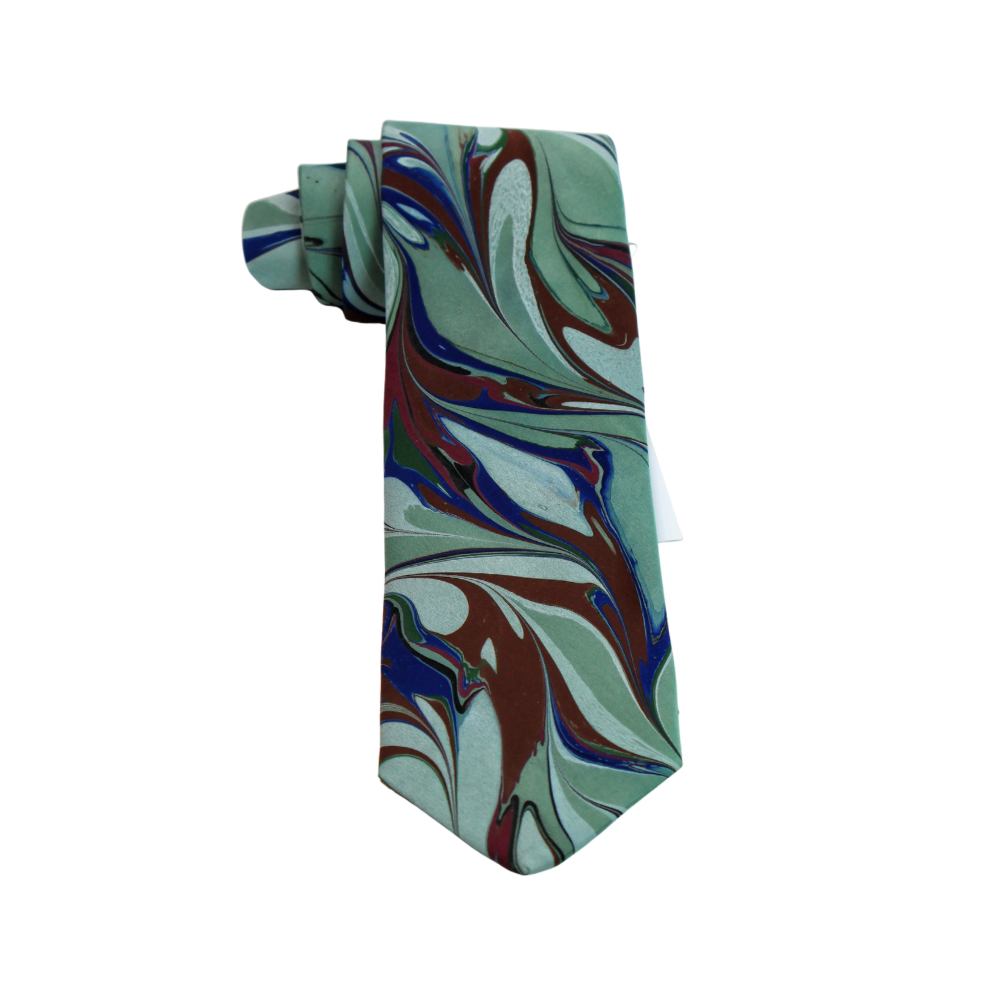 Hand Marbled Silk Ties