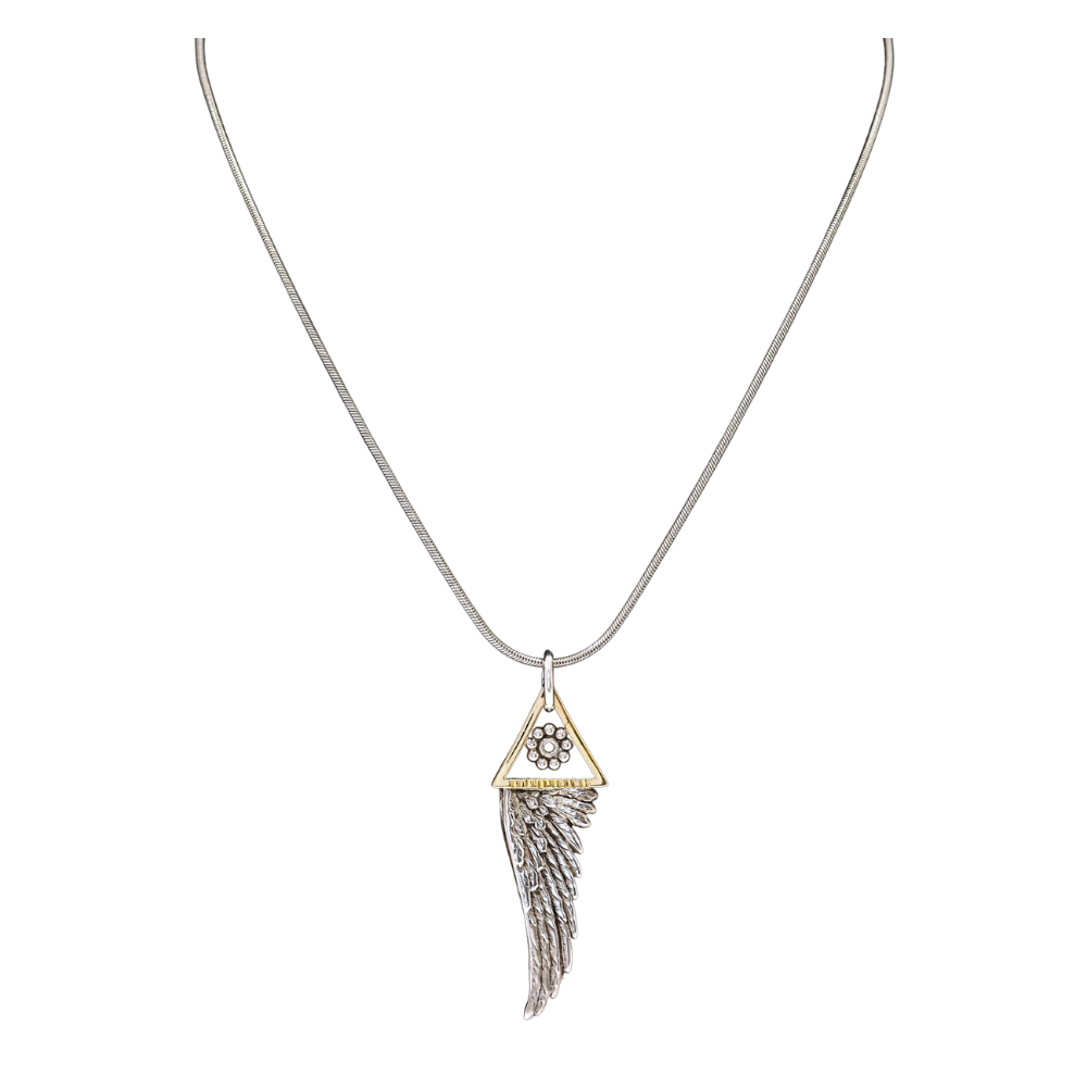 Wing Pendant SS/14K.