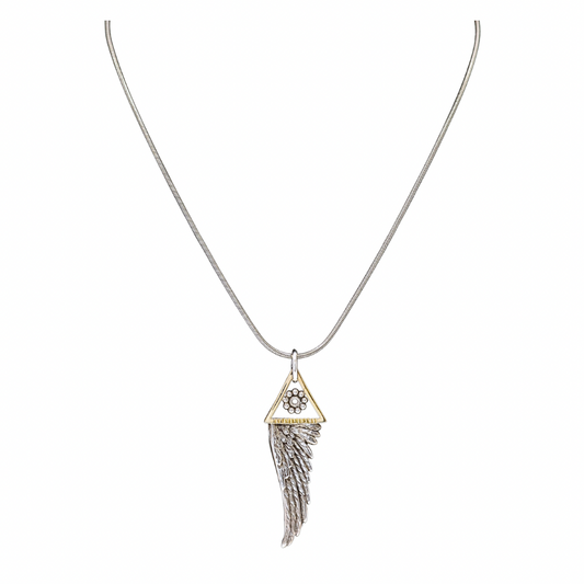 Wing Pendant SS/14K.