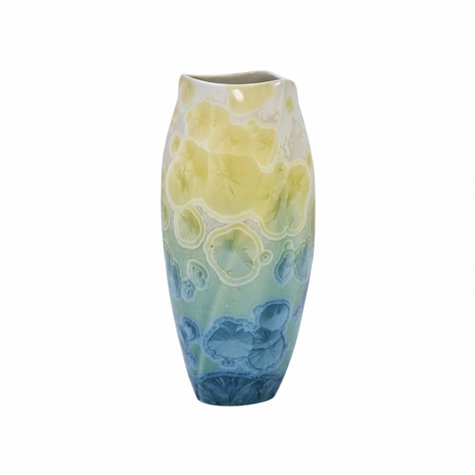 Sea Green Triangle Vase