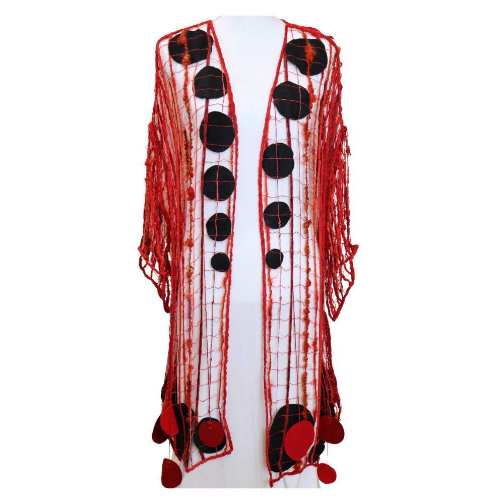 Mid Length Jacket. Circles