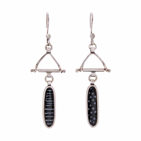 Oblong Dangle Earrings