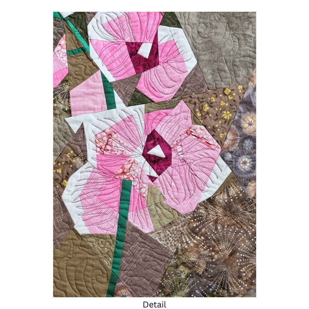 Pink Orchid on Mocha Mousse