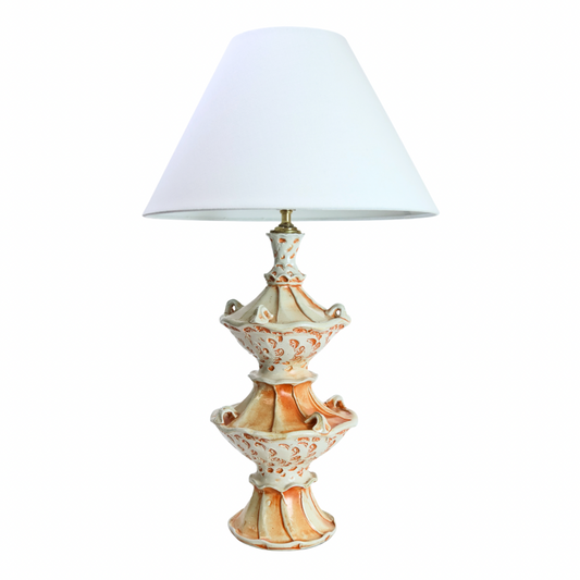 Tiered Orange Lamp