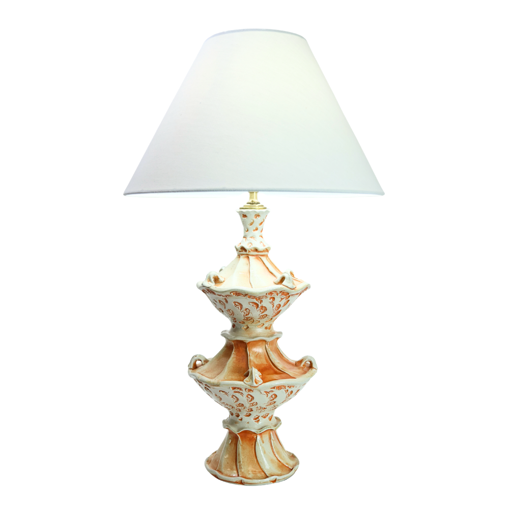 Tiered Orange Lamp