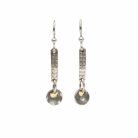 Two-Tone Geometric Series Earrings