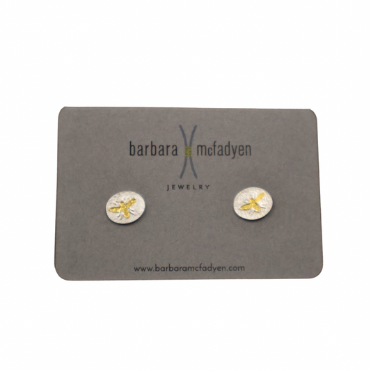 Oval Honeybee Studs