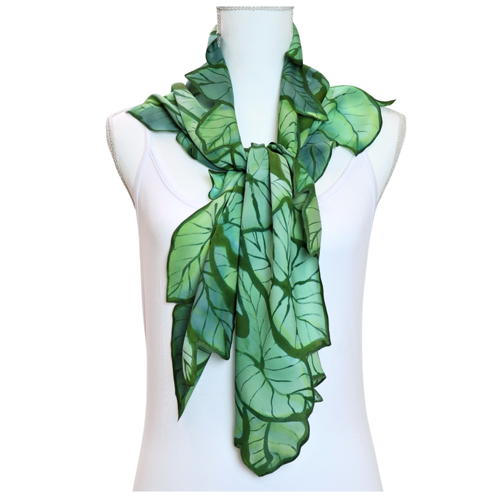"Leafiest". Cling Scarf