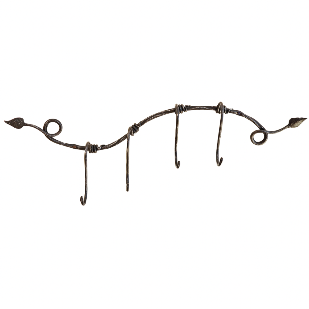 Vine Coat Rack w/ 4 Hooks